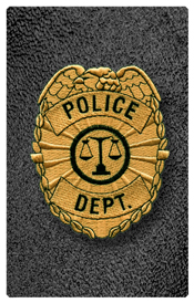 DNSHERT C 419 SH BK Police Department Shimmer Black